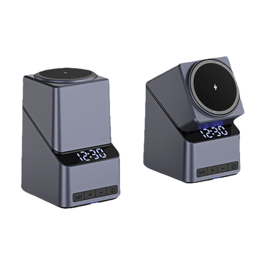 Touch Rotation Charger With Clock